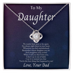 Im Always With You - Love Knot Necklacec